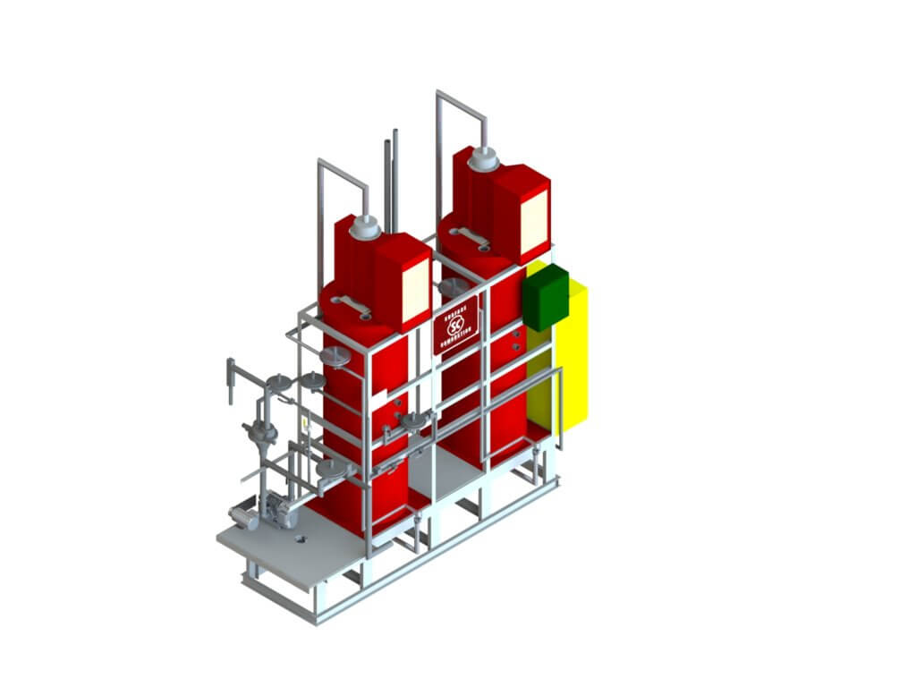 Endothermic Gas Generator Schematic