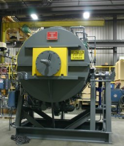 Rotary Retort Furnace revolving retort for pins, chain links or fasteners that need to be hardened, quenched and/or tempered