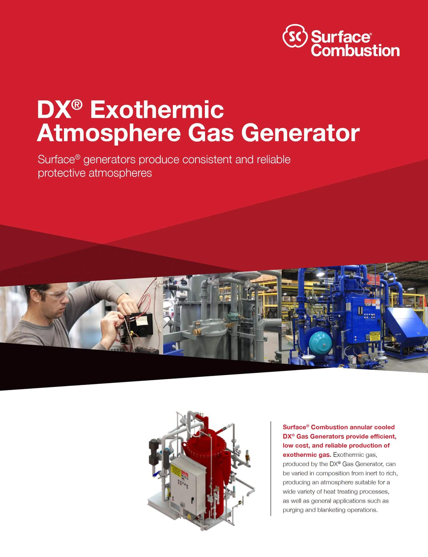 DX® Exothermic Atmosphere Gas Generator brochure