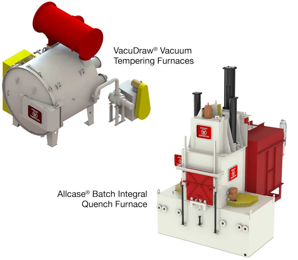 VacuDraw tempering furnace & Allcase batch integral quench furnace